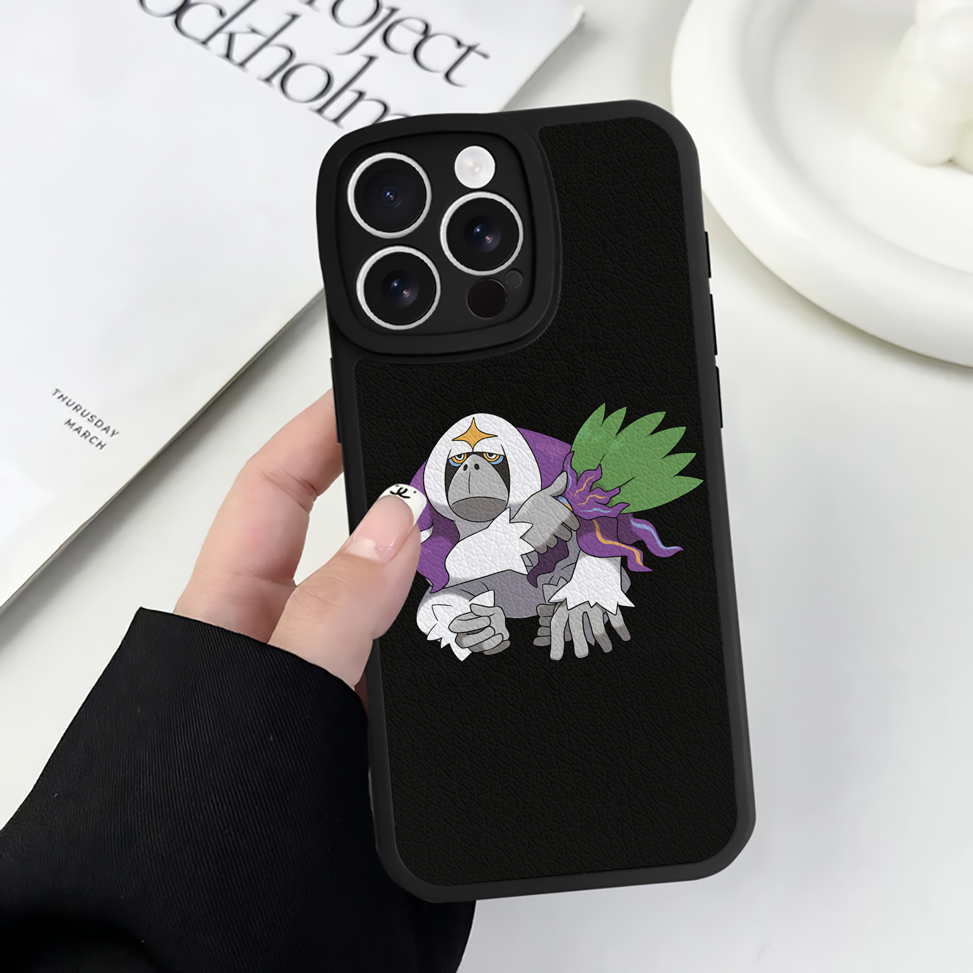 （画像用） ポケットモンスター Pokémon 【iPhone 16シリーズ対応】シリコンスマホケース（レザー調） 材質：シリコン